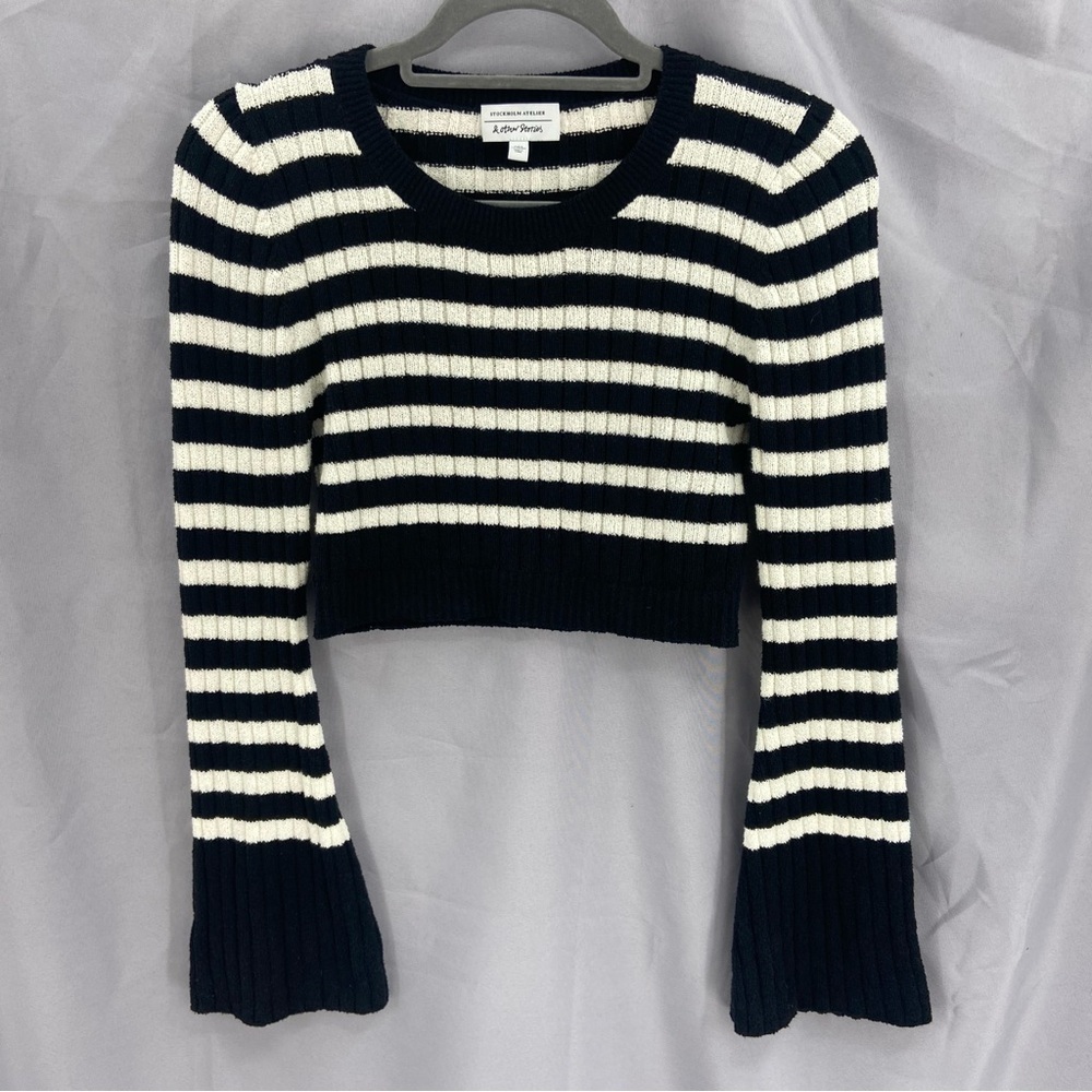 &‎ Other Stories Black and White Striped Sweater